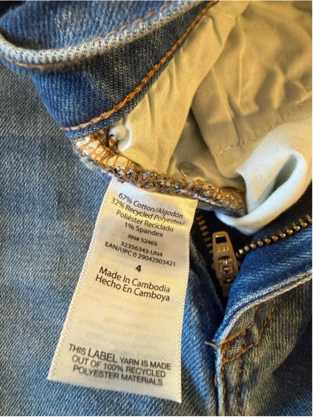 NWTs Sofia Jeans by Sofia Vergara "Margot" Wide Crop Super High-Rise SZ 4 - Picture 8 of 9